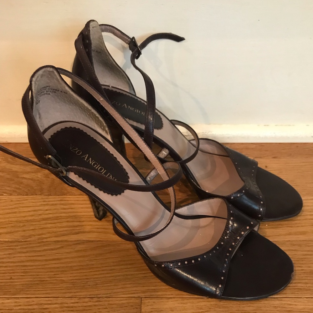 Vintage Enzo Angiolini Leather Heels